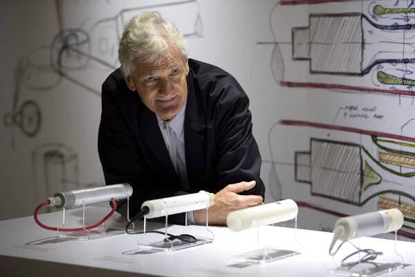 James Dyson posing for the camera.