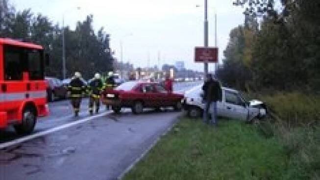Hromadná nehoda v Ostravě