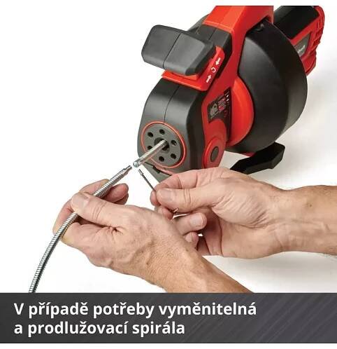 Aku čistič trubek 18V/bez aku TE-DA 18/760 Li Solo Einhell 4514160 
