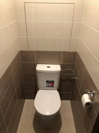 Rekonstrukce bytového jádra bytu 3+1,obklad Textile | Skála - koupelny na klíč