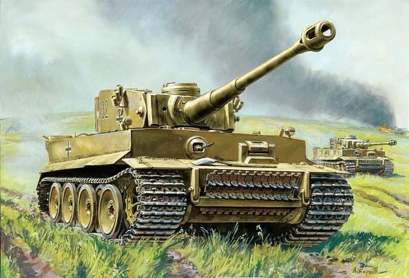 Tiger I Early (Kursk) (1:35) - Zvezda | Car-model-kit.cz