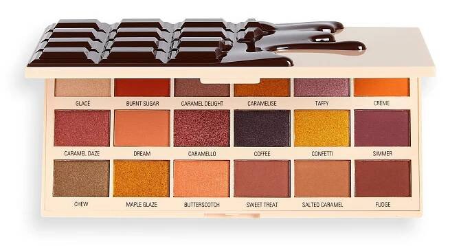 I Heart Revolution Caramel Nudes Chocolate Eye Shadow Palette