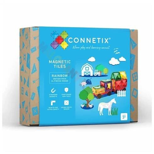 Connetix - Magnetická stavebnice - 24 dílků - motion pack