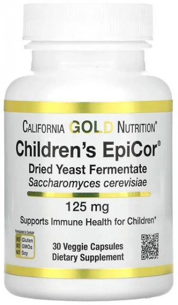 Children's Epicor, 125 mg, 30 Veggie Capsules