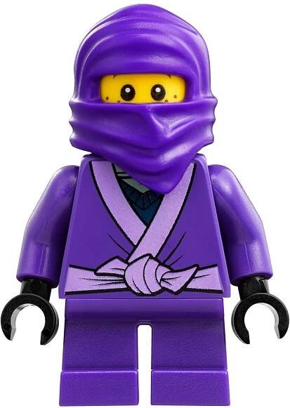NOVÁ LEGO figurka Ninjago - Lil' Nelson - Dark Purple Robe - njo263