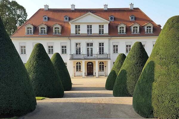 image of schloss wackerbarth baroque house dresden germany