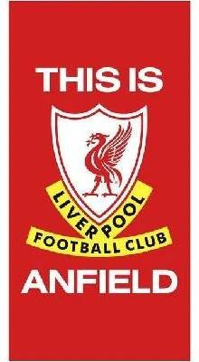 CurePink osuška Liverpool FC This is Anfield 70 x 140 cm