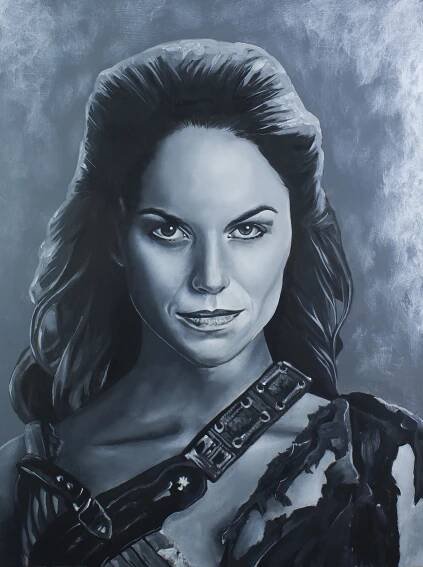 Saxa - Ellen Hollman
Spartacus Series - Acrylic on board. 16x20