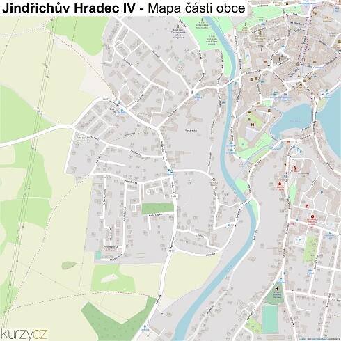 Jindřichův Hradec IV - mapy | Kurzy.cz