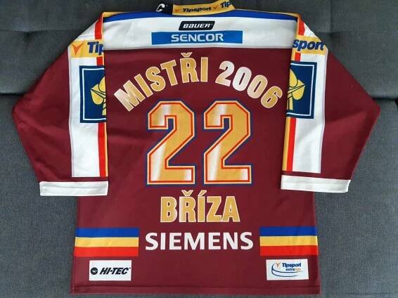 Hokejový dres HC Sparta Praha Petr Bříza | Aukro