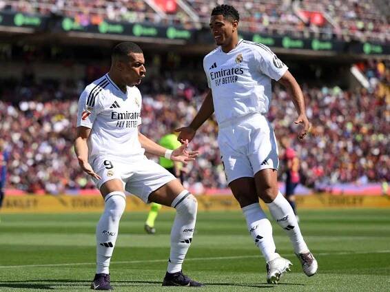 Kylian Mbappe breaks 32-year Real Madrid record with quick-fire Clasico brace