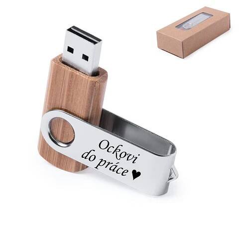 USB flash disk 16 GB Classic - TOP CENA Bamboo