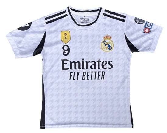 Premium dětské fotbalový tričko - Mbappe Real Madrid MP9 - Numberoplus.cz