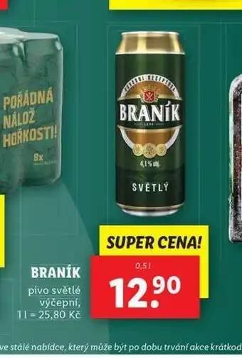 Lidl Pivo braník nabídka