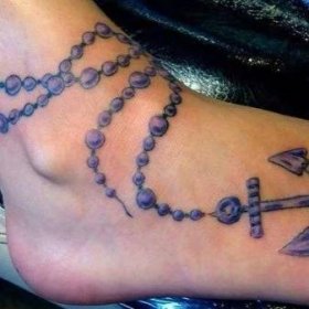 Řetězové tetování: tetování na paži a noze. Náčrtky a význam. Kde lze řetěz použít?