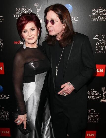 Ozzy Osbourne and Sharon Osbourne.