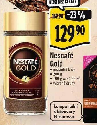 Albert Nescafé gold instantní káva nabídka