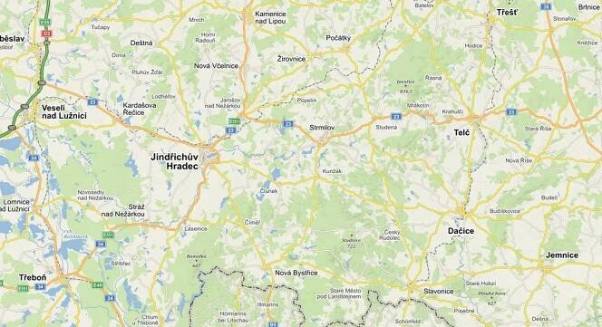 Okolí Jindřichova Hradce je vhodné pro cyklovýlety – Apartmán BENCI