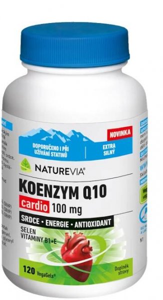 NATUREVIA Koenzym Q10 cardio 100 mg 120 kapslí