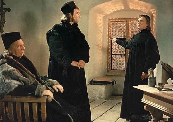 Jan Hus - Z filmu - Rudolf Deyl st., Otomar Krejča st., Zdeněk Štěpánek