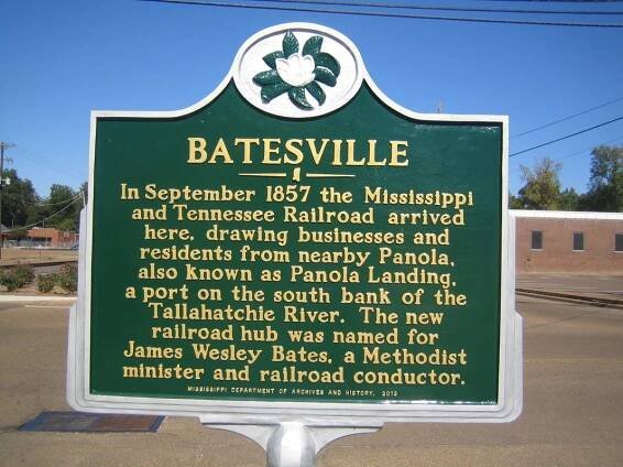 Historical Markers in Panola County - MISSISSIPPI HISTORICAL MARKERS