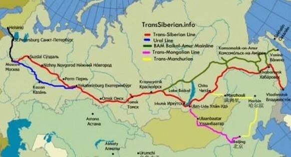 Transsibiřská magistrála: Mapa & Cena za zájezd • Zkušenosti