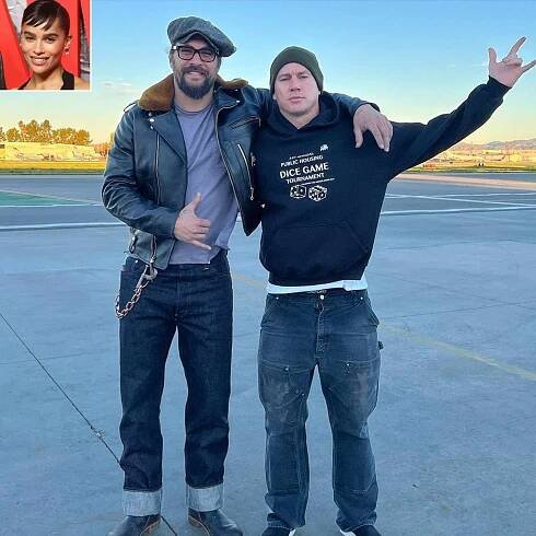Jason Momoa and Channing Tatum Are 'So Excited' as They Travel to Zoë Kravitz's Batman Premiere