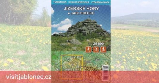 Mapa Jizerské hory a Jablonecko - Informační centrum Jablonec n. N.