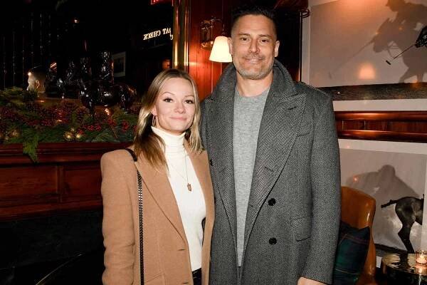 Caitlin O'Connor, Joe Manganiello THE HOLDOVERS at The Polo Bar in New York