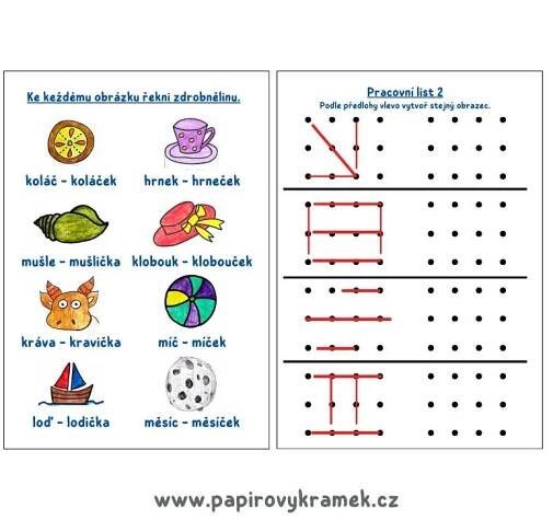Logopedická prevence — Papírový krámek