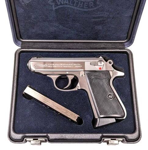 Pistole Walther PPK/S, 9 mm Browning, Nerez