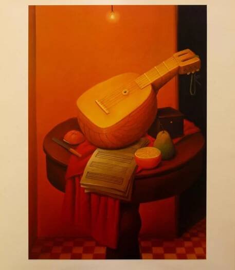 FERNANDO BOTERO / 'Zátiší s mandolínou' - Výtvarné umění