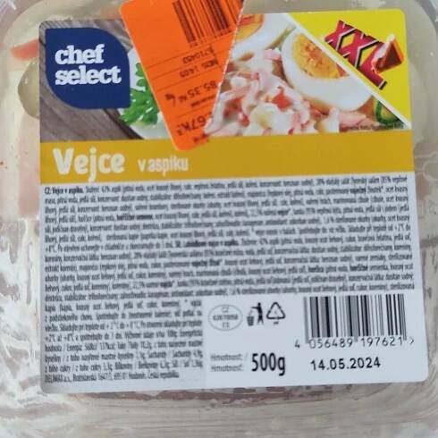 Ruské vejce v aspiku Chef select