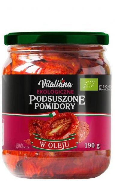 Rajčata sušená v bio oleji 190 g vitaliana
