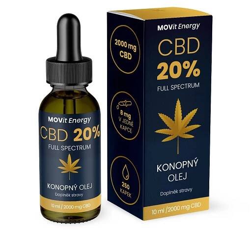 CZ MOVit CBD 30% Full Spectrum MCT olej 10ml