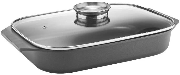 Nízký pekáč se skleněným víkem COOK&SPACE, Guzzini - LuxuryTable.cz