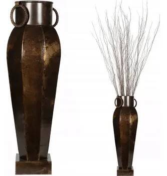 Váza Skandi.pl kov 21 x 64 cm