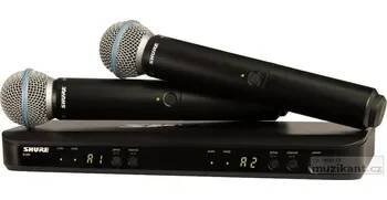 Mikrofon Shure BLX288E/B58 H8E + prodloužená záruka 3 roky
