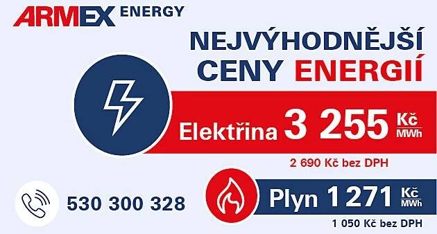 Ceny, jaké tu dlouho nebyly: ARMEX ENERGY nabízí elektřinu za 3 255 Kč