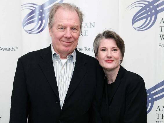 Michael McKean and Annette O'Toole attend the 2012 American Theatre Wing Jonathan Larson Grants Presentation on March 27, 2012 in New York City. 