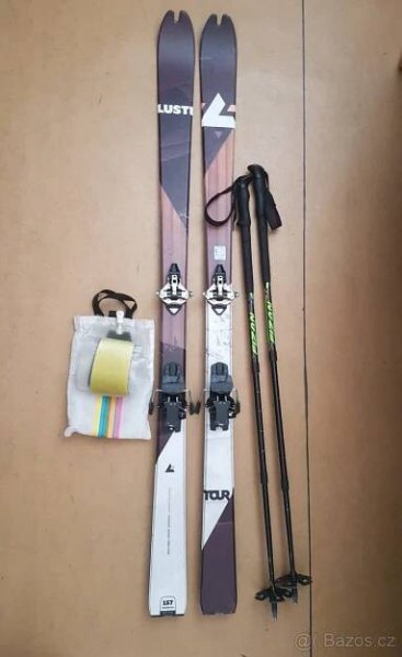 Prodám skialpové lyže Lusti TOUR včetně vázáni Dynafit Sturm - Ústí nad Orlicí