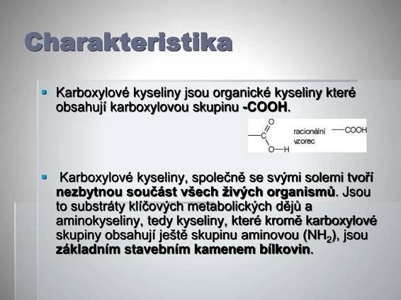PPT - Karboxylové kyseliny VY_32_INOVACE_8C1 PowerPoint Presentation, free download - ID:2024092