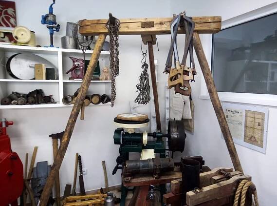 Řezníci navštívili muzeum a řeznictví pana Jana Pavlíčka v Náměšti - SOŠ, SOU a ZŠ Třešť