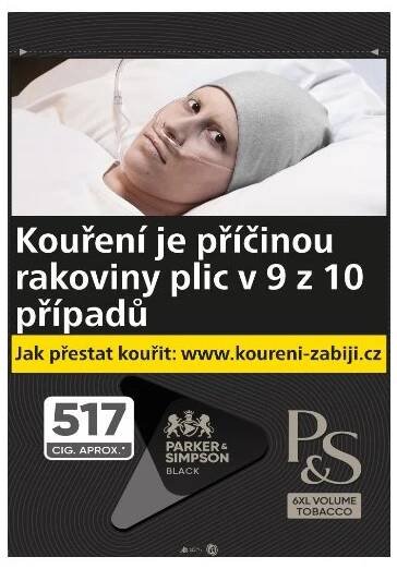 P&S cigaretový tabák black 233 g