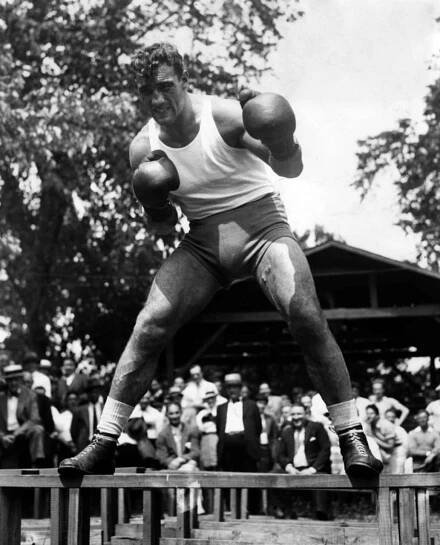 Primo Carnera, Episode of Victory at Pompton Lakes Training Camp Wallpaper