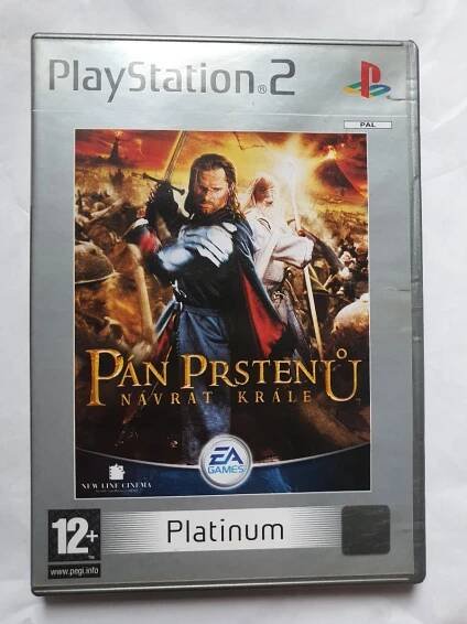 PÁN PRSTENU NÁVRAT KRÁLE -ČESKÝ OBAL - ČESKÝ MANUÁL  - Hry