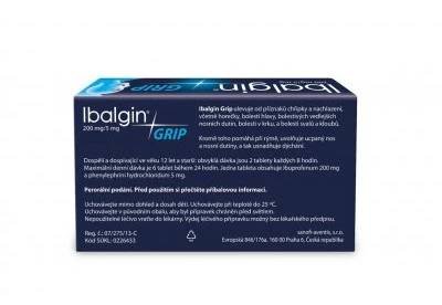 IBALGIN GRIP 200MG/5MG TBL FLM 24