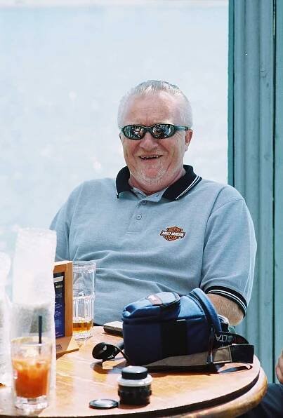 Jim at lunch, Flying Beaver