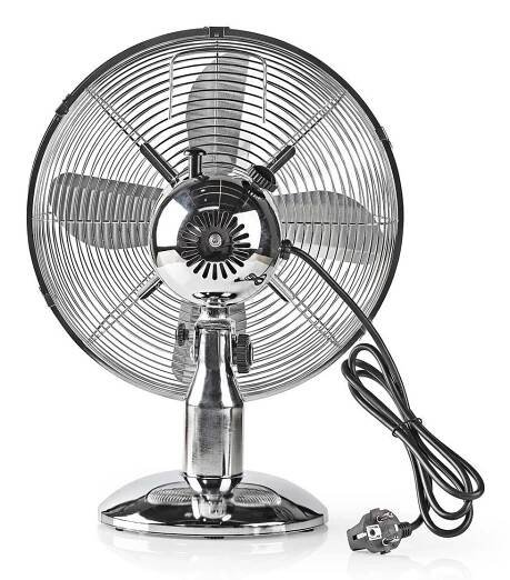 Stolní ventilátor 35W/230V lesklý chrom