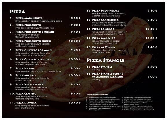 Lombardi Pizza - Pizza Bratislava / Šamorín